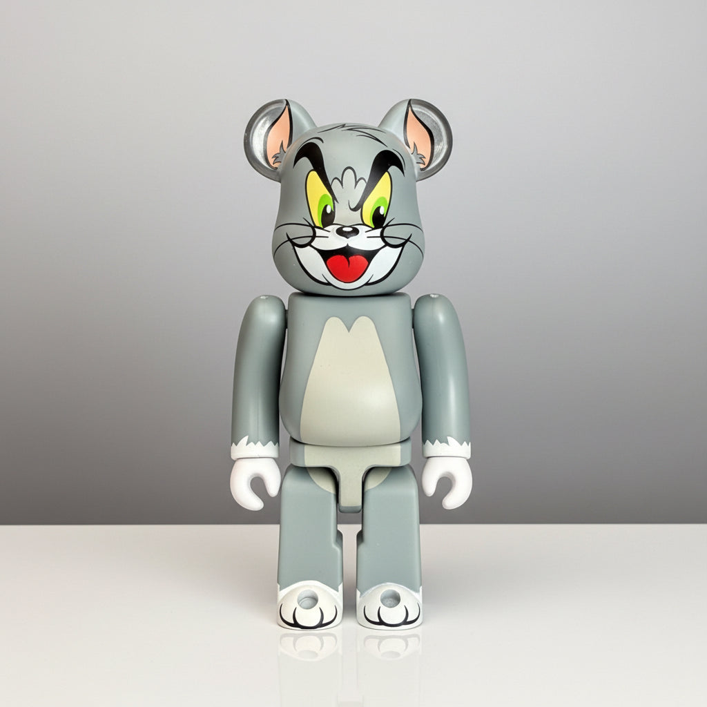 | BE@RBRICK Tom Series 41 Figure 100% | MEDICOM TOY BE@RBRICK Tom 100% | BE@RBRICK Series 41 Cartoon Tom Edition | Tom Character BE@RBRICK 100% Figure | MEDICOM BE@RBRICK Series 41 Collectible Tom |
