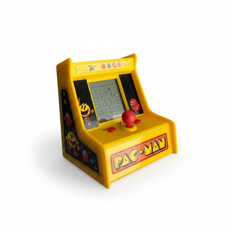 | Fizz Creations Pac-Man Mini Arcade Machine | Pac-Man Desktop Arcade Game by Fizz Creations | Retro Pac-Man Tabletop Arcade Console | Fizz Creations Classic Pac-Man Game Machine | Pac-Man Mini Arcade Desktop Edition |