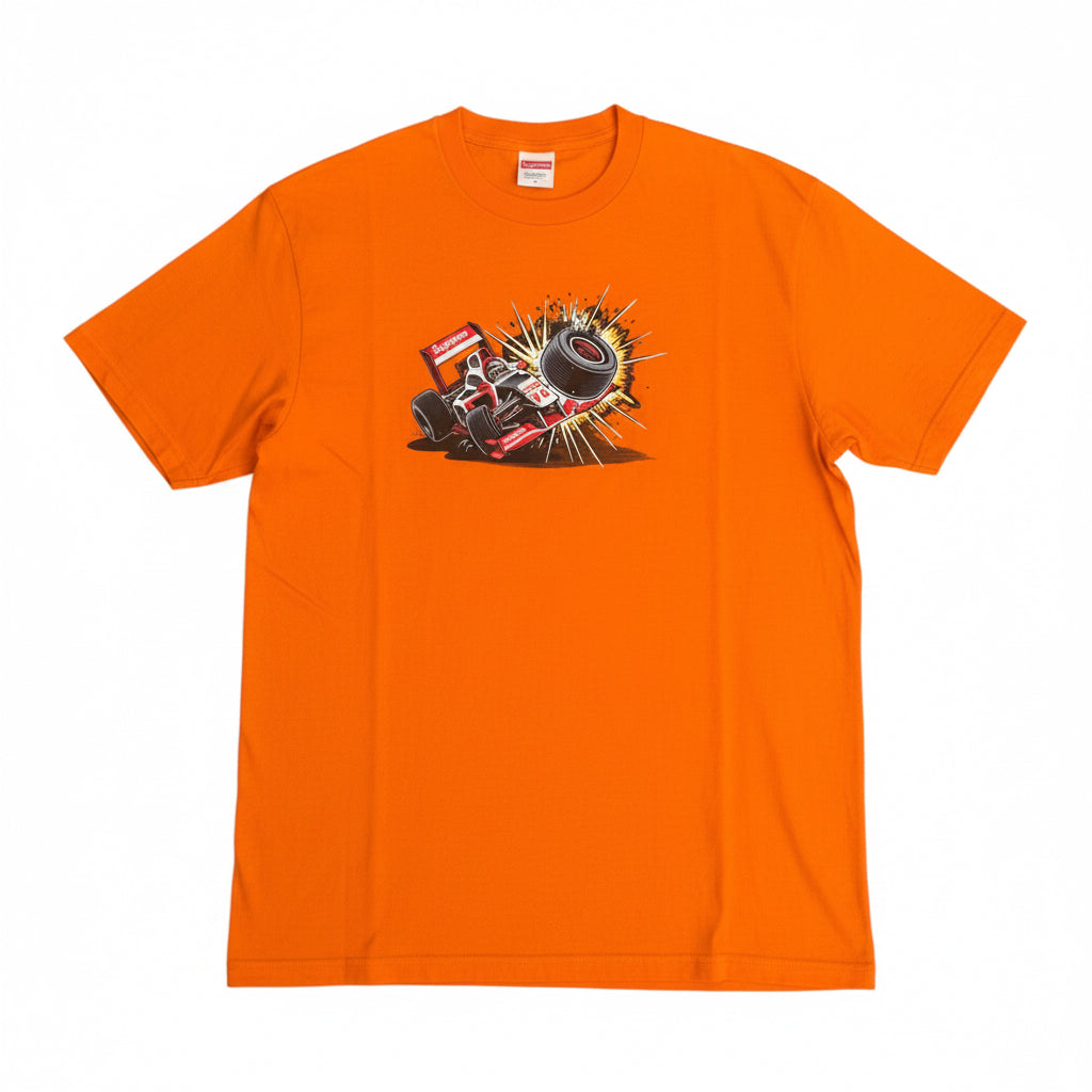 SUPREME CRASH TEE ORANGE