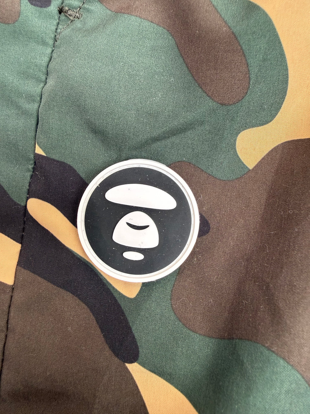 AAPE BY A BATHING APE CAMO PRINT SHORTS