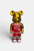 | BE@RBRICK Michael Jordan 400% Chicago Edition | MEDICOM TOY Jordan 400% Red Gold Figure |