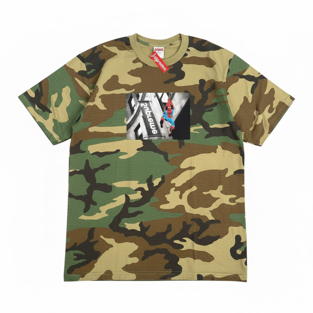 SUPREME SPIDER-MAN CAMO TEE