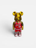 MEDICOM 400% MICHAEL JORDAN CHICAGO RED GOLD BEARBRICK