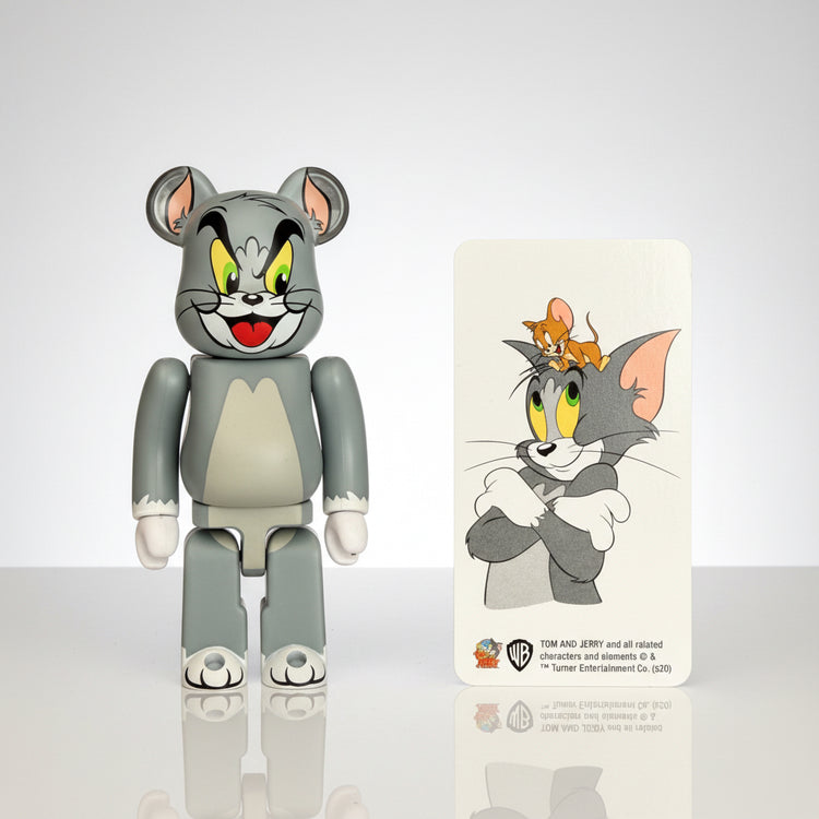 | BE@RBRICK Tom Series 41 Figure 100% | MEDICOM TOY BE@RBRICK Tom 100% | BE@RBRICK Series 41 Cartoon Tom Edition | Tom Character BE@RBRICK 100% Figure | MEDICOM BE@RBRICK Series 41 Collectible Tom |