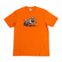 Supreme Orange Crash Graphic Tee | Supreme Crash Print Streetwear T-Shirt | Supreme Bold Orange Graphic Tee |